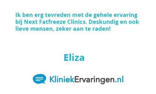 Bekijk de review van Eliza op kliniekervaringen.nl