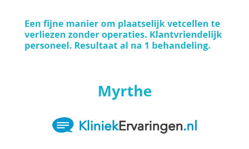 Bekijk de review van Myrthe op kliniekervaringen.nl
